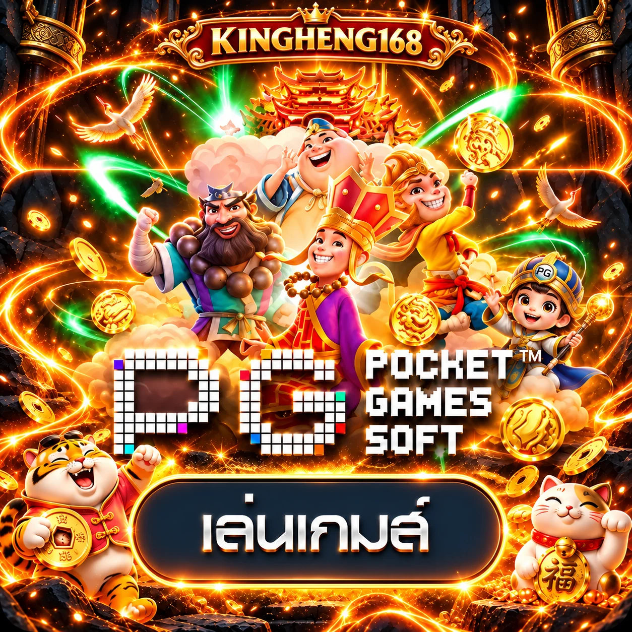 KINGHENG168 ทดลองเล่นเกม PG Soft
